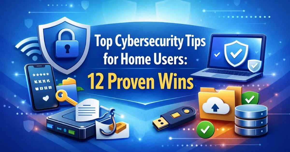 Top Cybersecurity Tips for Home Users